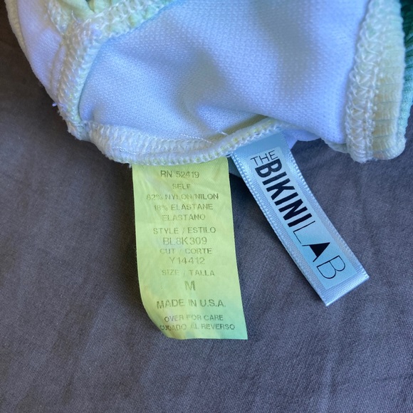 Custom Tie Dye Bikini Lab One Piece Bathing Suit - Picture 3 of 4